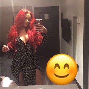 Deep Plunge Sparkly Mini Dress